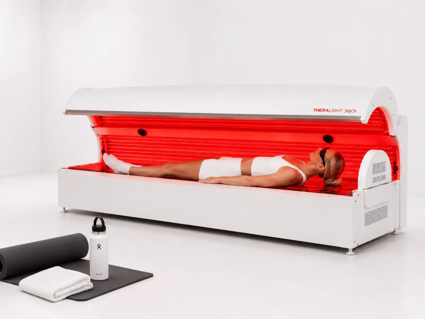 The TheraLight 360i full-body red light therapy bed